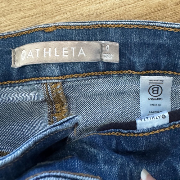 Athleta Sculptek Crop Kick Jean • 0 xs - Picture 4 of 10